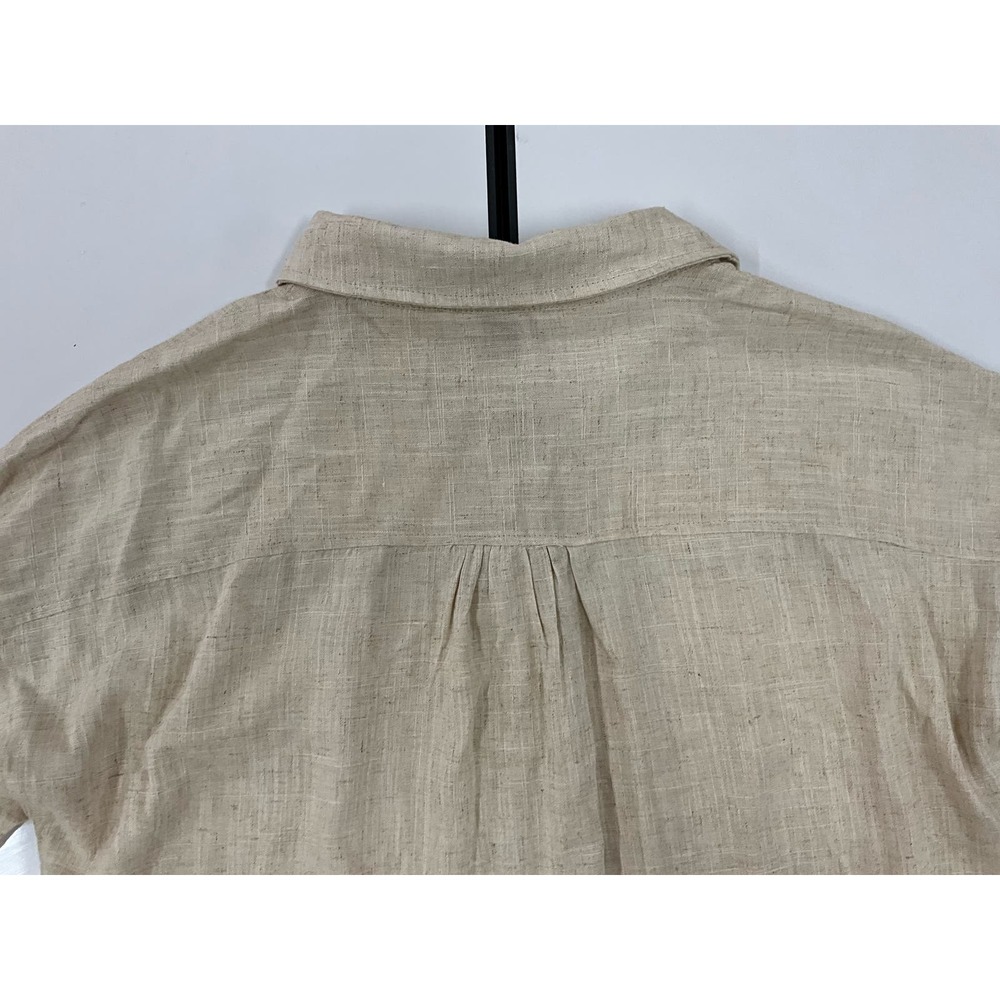 Women’s Bad Little Country Girl Tina Sz L Lace Trim Hem Long Sleeves Button Up - Picture 11 of 12